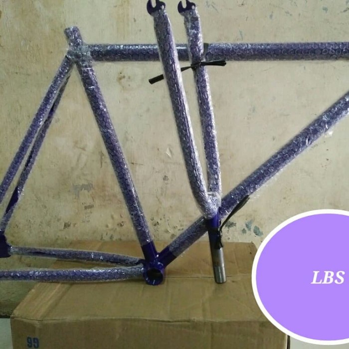 Frame Frame Fixie Lurus Lokal 700C Navy L Frame 700C Lokal Lurus Fixie