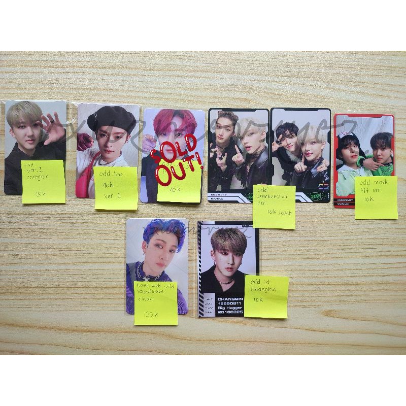 stray kids skz oddinary photocard