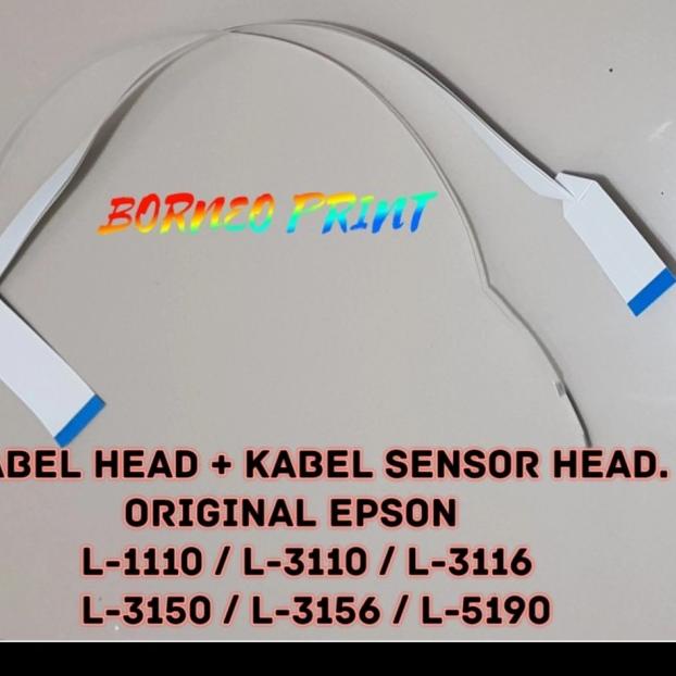 Kabel Head + Kabel Sensor ORIGINAL EPSON L1110 L3110 L3116 L3150 NEW