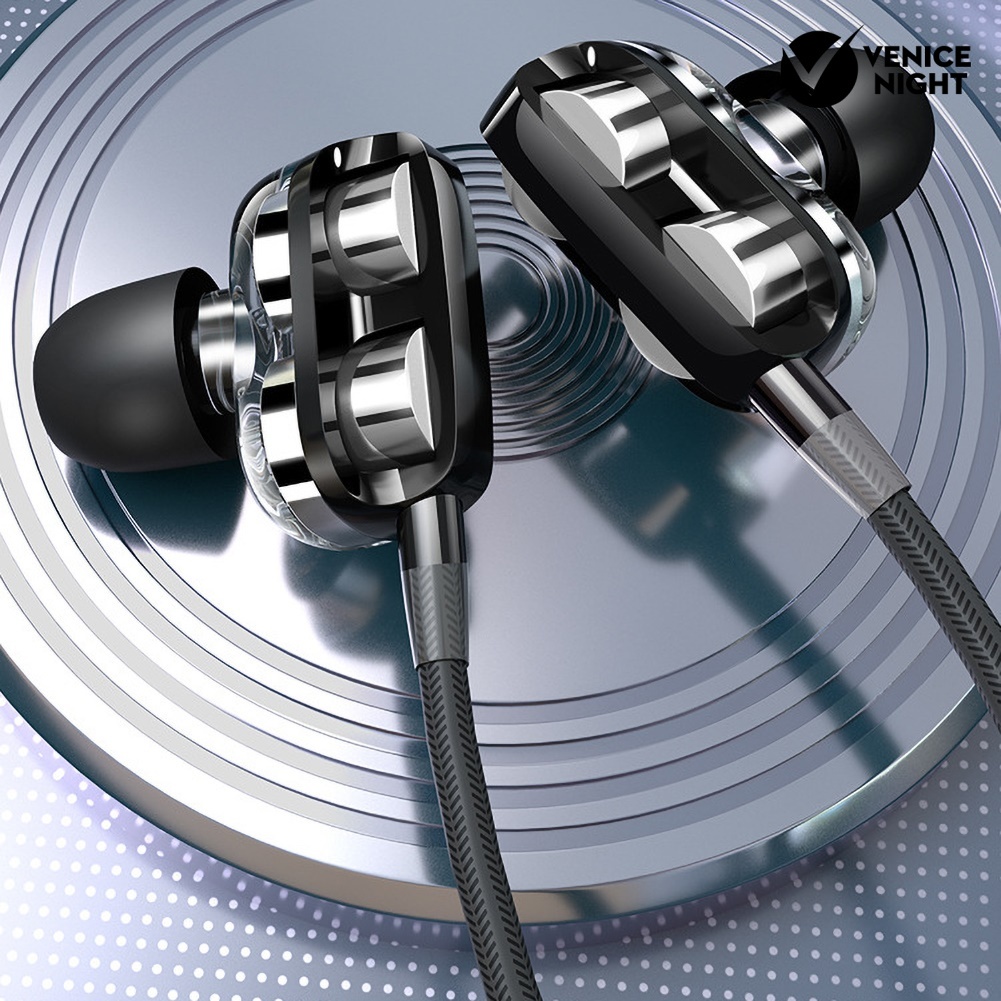 (VNEP) (Berkabel) Universal 3.5mm In-Ear HiFi Music Game Earphone dengan Mic Headset untuk Ponsel