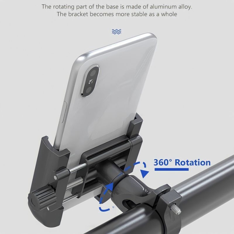 GUB P40 Stand Phone Holder Hp Sepeda Motor Stang Spion Dudukan Hp Handphone di Motor Tempat Hp di Motor Bracket Breket Hp