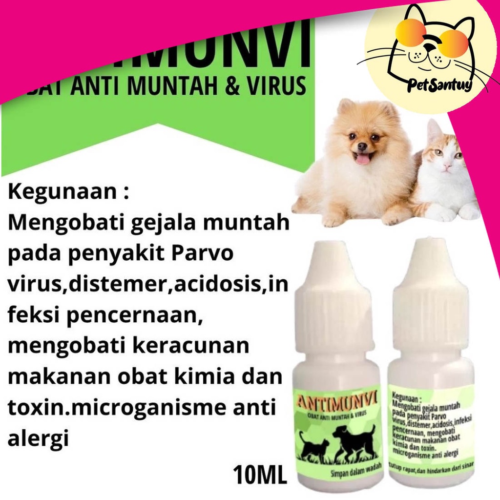 Antimunvi Obat Anti Muntah Kucing Anjing - Obat Kucing