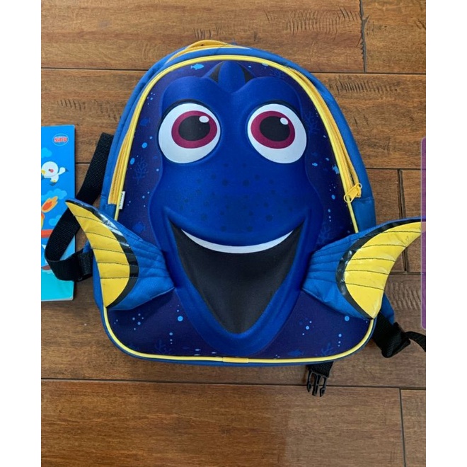 preloved backpack tas ransel samsonite x disney dory 3d blue
