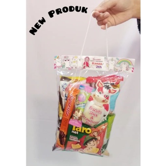 Tas Label Snack Ultah Custom Bag Topper Custom Desain Request