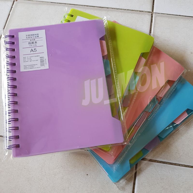 

Notebook Spiral A5 Wengu B-10108 Warna/i