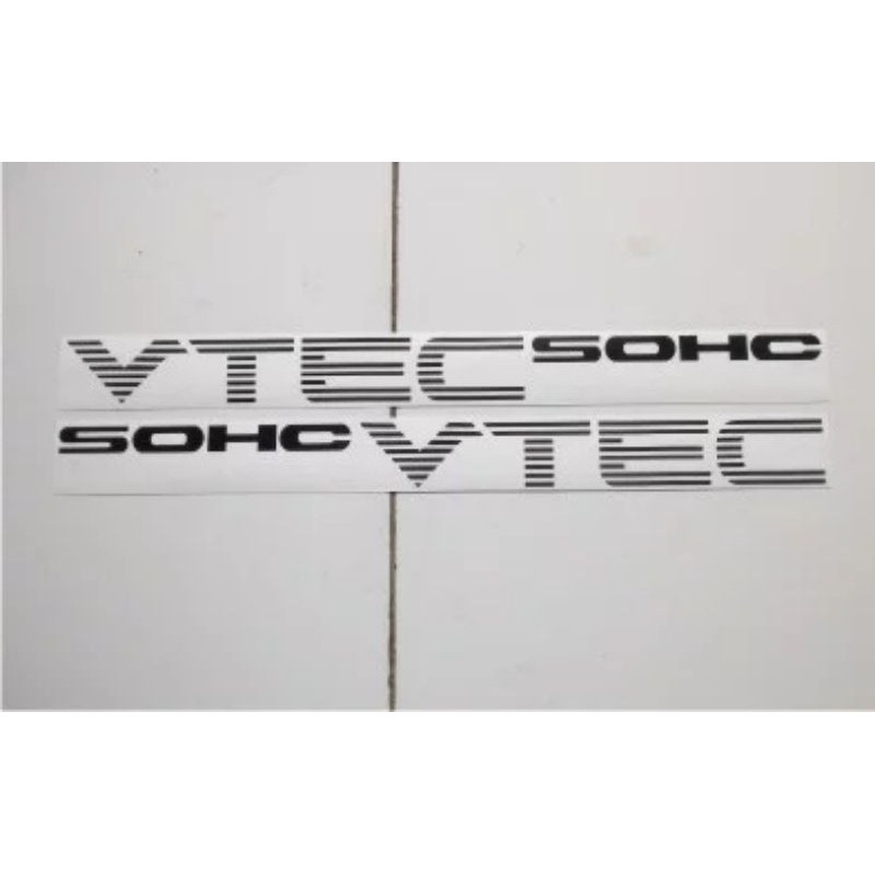 Stiker VTEC SOHC Cutting Sticker  mobil Vthcec Sohc