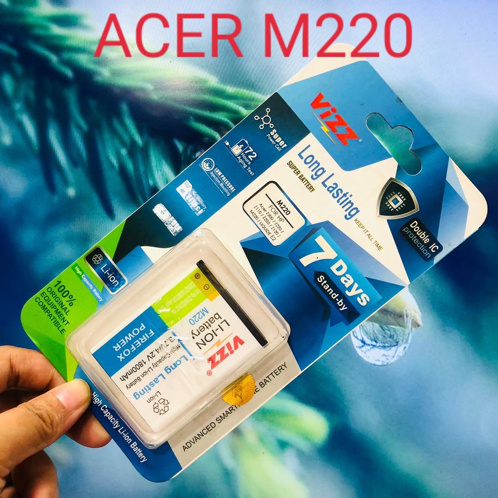 MIINGO BATERAI VIZZ DOBEL POWER ACER Z520/ ACER M220