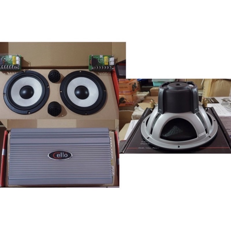 PAKET AUDIO CELLO 2 WAY MAXIMAL PERFORMANCE SQL