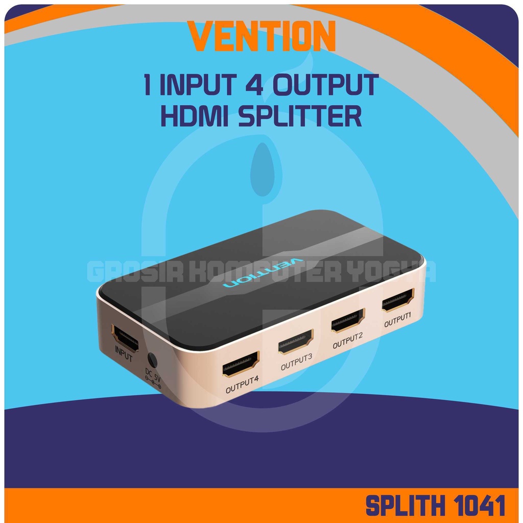 Vention 1 Input 4 Output 4K 30Hz HD Picture Quality HDMI Splitter