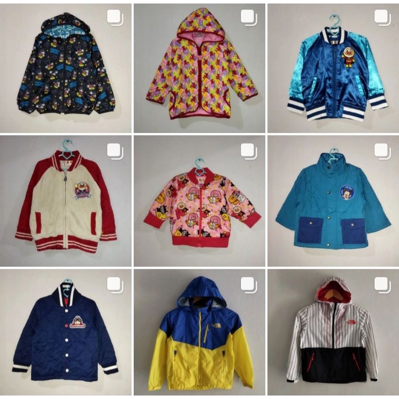 perjaketan Anak Super Gemoy branded Marvel full motif karakter Mickey Minnie Anpanman murah not baru