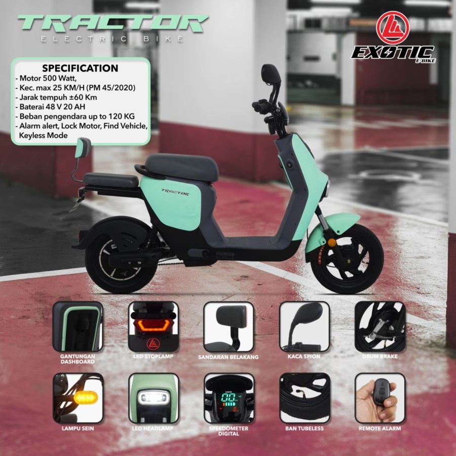 BARU Sepeda Listrik Exotic TRACTOR by Pacific