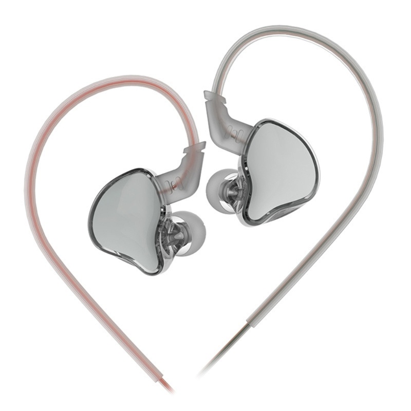 Gro KZ-EDCX In Ear Earphone HIFI Headphone Headset Definisi Tinggi Earphone Hibrida Dinamis 2pin Earpho Kabel Dilepas