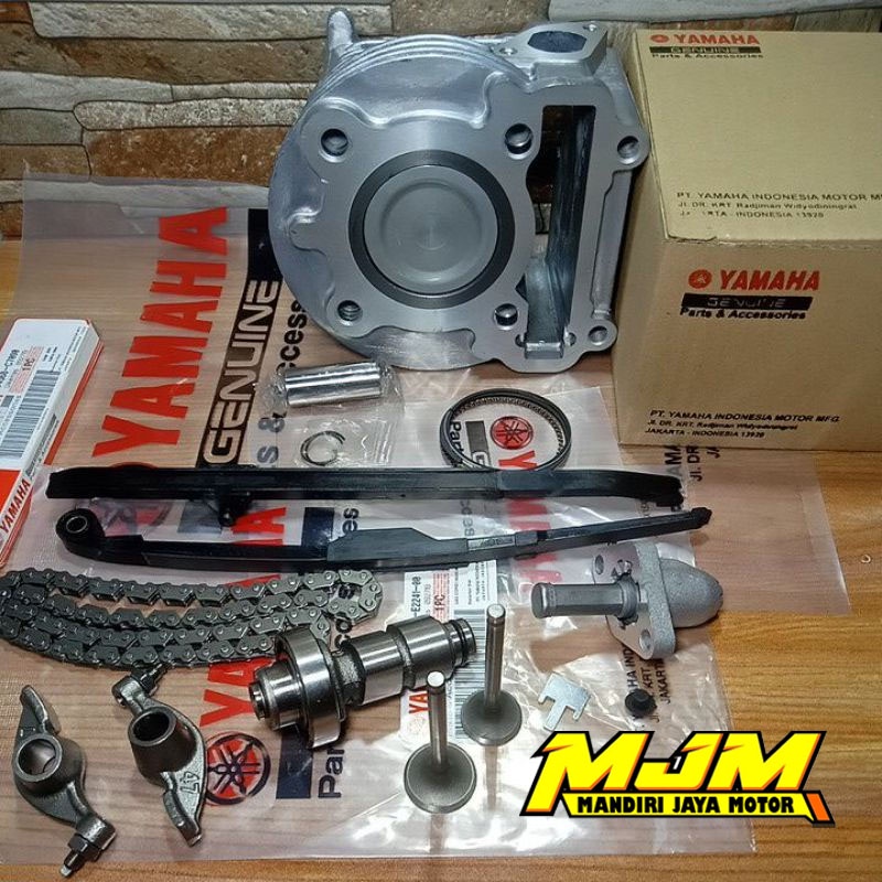PAKET KOMPLIT BLOCK BLOK SEHER PISTON MOTOR YAMAHA MIO SPORTY MIO SMILE NOUVO MIO SOUL LAMA BLOCK SE