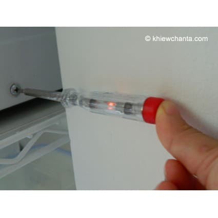 Obeng Test Pen listrik fleksibel Pipih TestPen Elektrik AC SCREWDRIVER