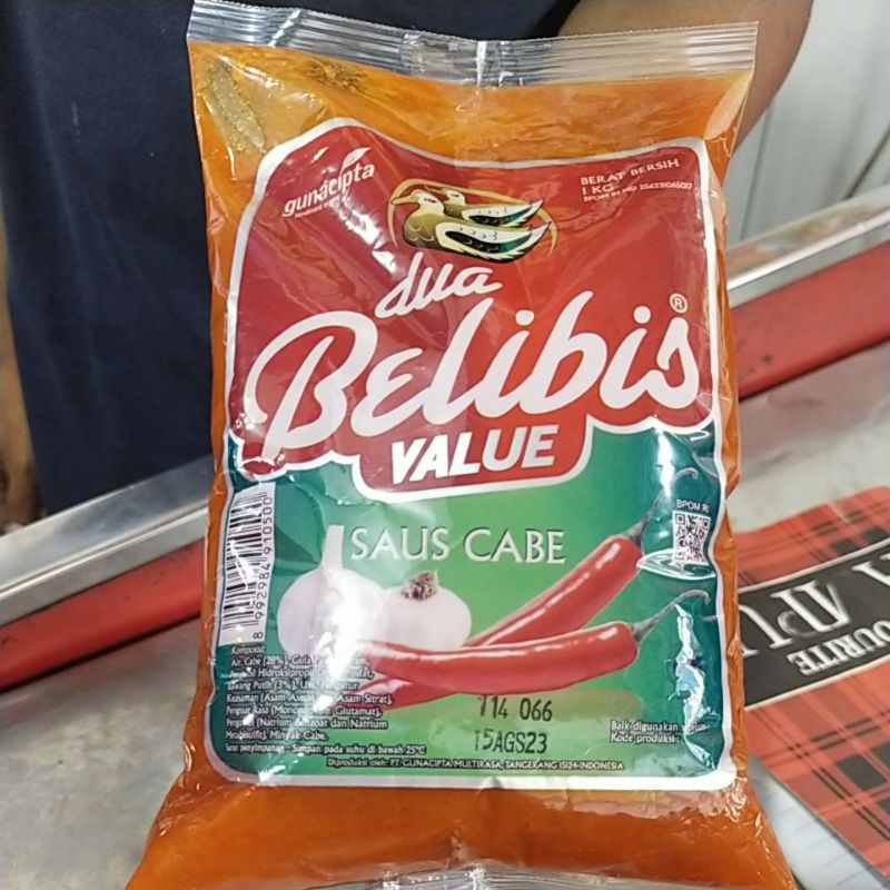 Belibis saus cabe 1kg