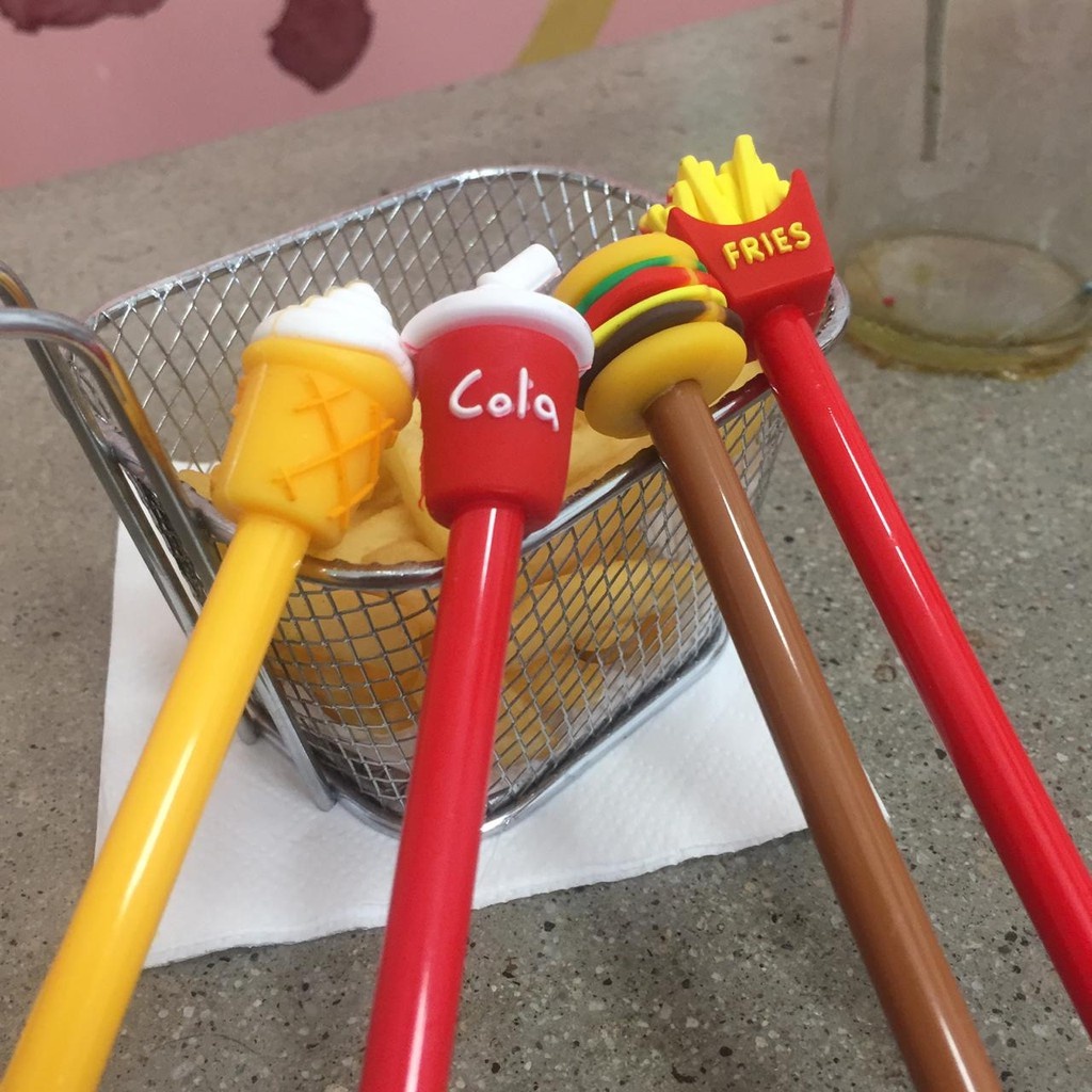 PEN GEL UNIK MCD BOLPEN MAKANAN PULPEN UNIK PENA LUCU TERMURAH! GROSIR ALAT TULIS SEKOLAH PEN KANTOR