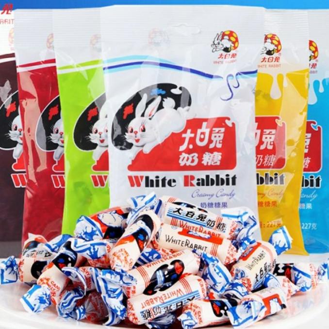 

BISA COD WHITE RABBIT CANDY 227 GRAM /PERMEN LUNAK/PERMEN VIRAL/PERMEN MILO/PERMEN YUPI/PERMEN JADUL/PERMEN KARET