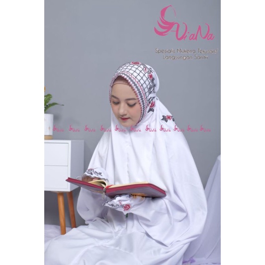 Ani'Ana Official - Mukena Terusan Bordir Citra Terbaru