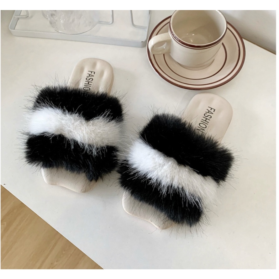 babyfit SUPER FUR sandal slipper selop anak perempuan antilicin sendal karet import zxm-1129