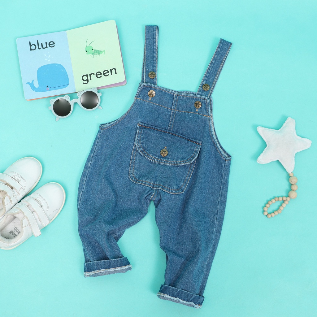 Overall Celana Panjang Anak Bahan Jeans