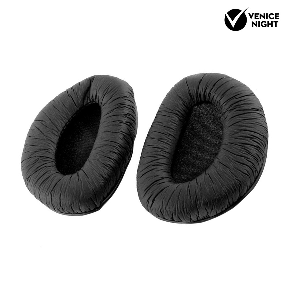 (VNEP) (Berkabel) 2Pcs Pengganti Bantalan Telinga Headphone Penutup Bantal untuk S-ennheiser HDR160 170 180