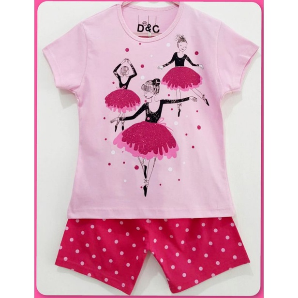 Baju anak perempuan setelan anak perempuan kaos anak perempuan grosir baju anak pusat baju anak D&C 