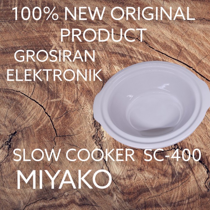 Slow Cooker Pot Keramik Slow Cooker Miyako Sc400 3L Sc510 4L Sc630 5L Original