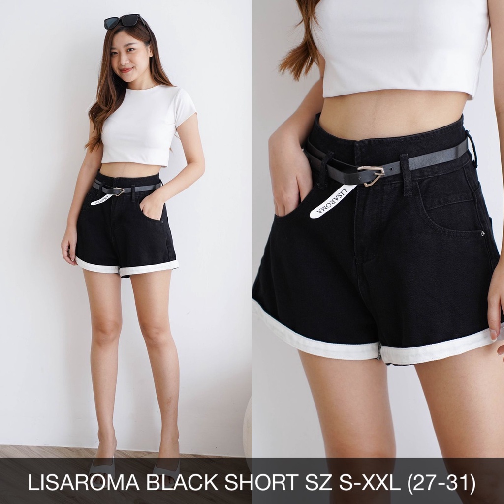 CELANA JEANS WANITA LISAROMA SHORT -SYSCLOTHIER