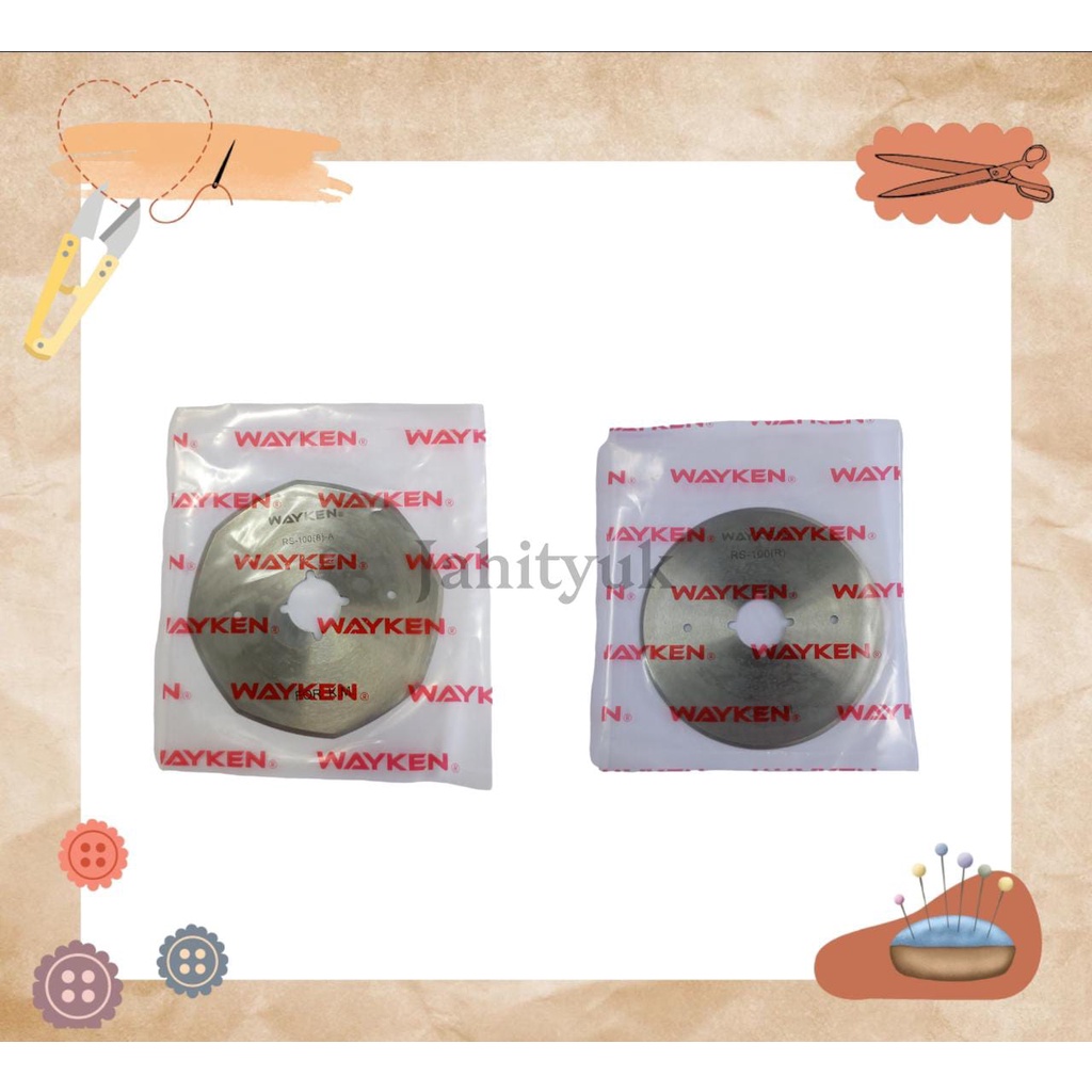Pisau Potong WAYKEN KM Octa Tipe RS-100 / Mata Pisau OCTA RS/RC-100 SEGI