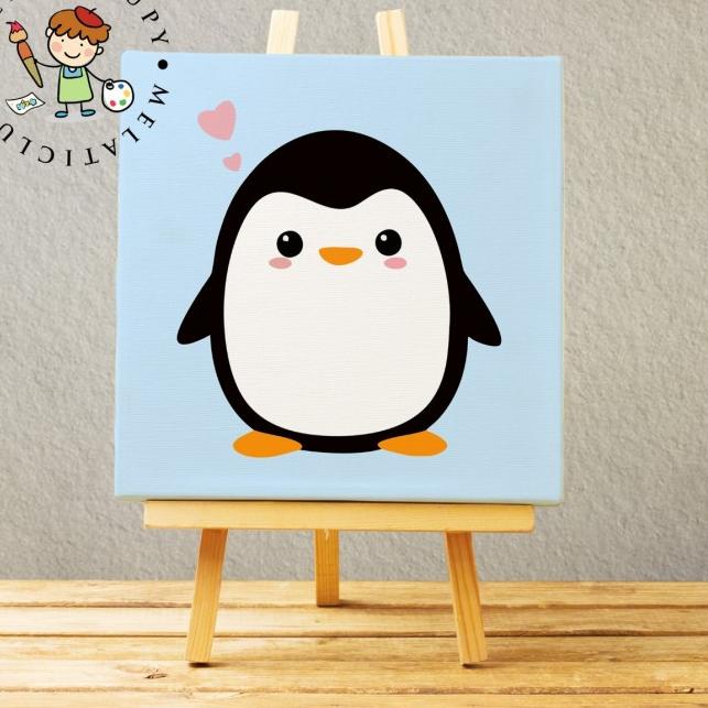 

DIY PAINT BY NUMBER KANVAS 20X20 - pinguin