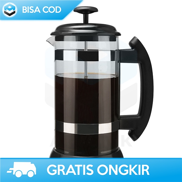 TEKO PRES KOPI FRENCH PRESS 1 LITER ICAFILAS COFFEE MAKER FOOD GRADE