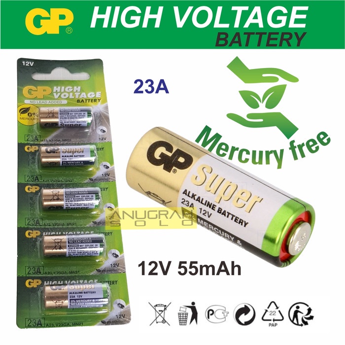 NEW Battery 12V GP 23A Battery Super Alkaline GP23A Battery Remote Mobil