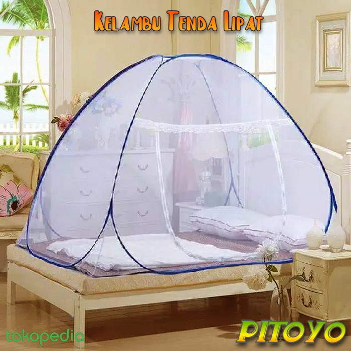 Kelambu Tenda Lipat Butterfly / Klambu 180X200 200X200 / Kelambu Tidur