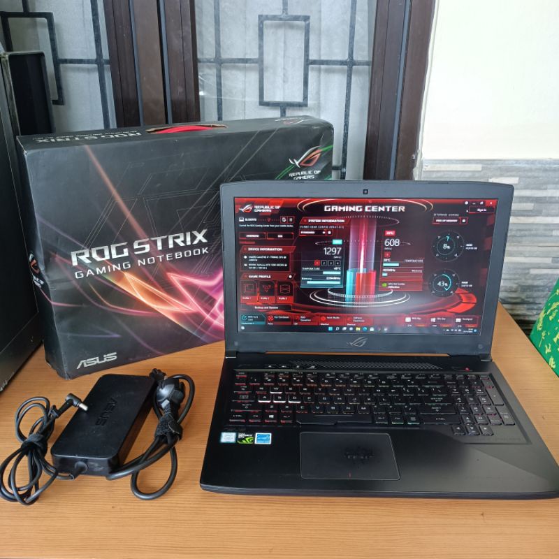 Asus Rog GL503VD Strix Core i7 Nvidia GTX 1050 RGB Gaming gl503vd
