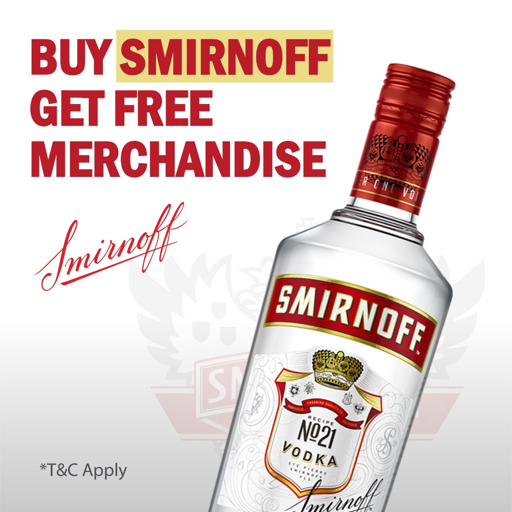 Jual Smirnoff Red Label Vodka 700ml Shopee Indonesia 