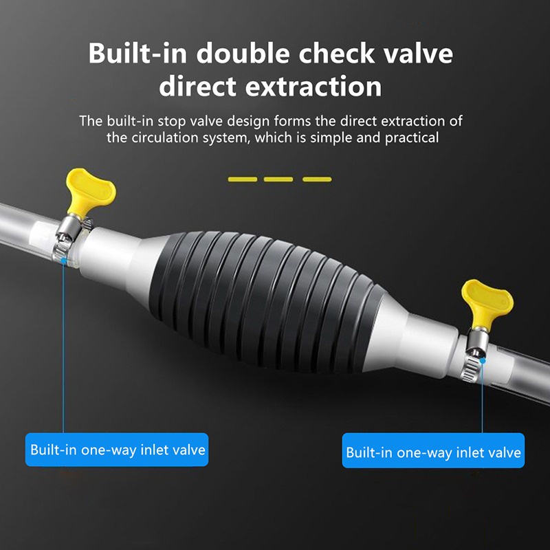 Pompa Siphon Manual Mobil/Pompa Manual Bensin/Pompa Tangan Selang Penyedot Sedot/Car Manual Fuel Tank Syphon Pump