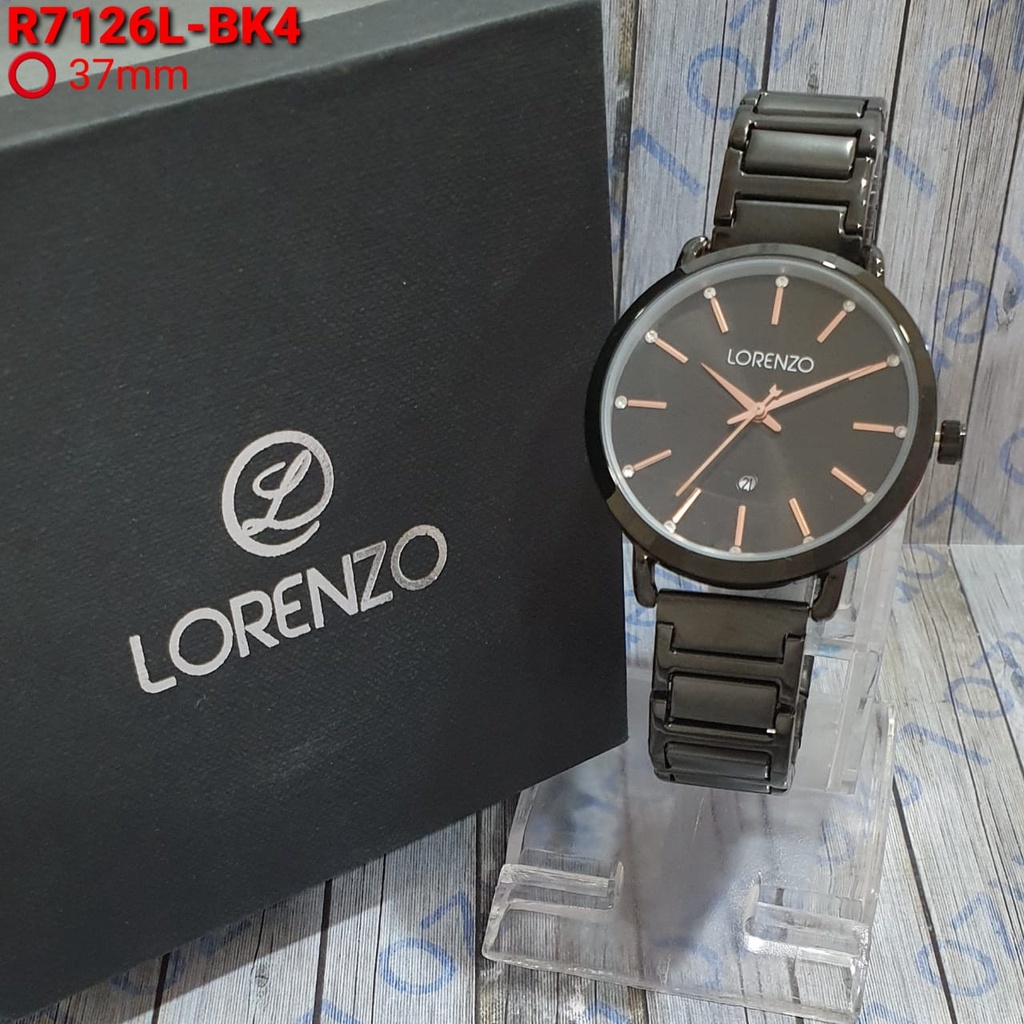 JAM TANGAN WANITA LORENZO R-7126L 7126L 7126 ORIGINAL FREE BOX