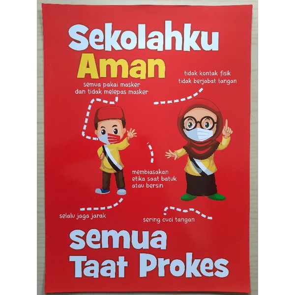 Jual Poster Sekolahku Aman | Shopee Indonesia