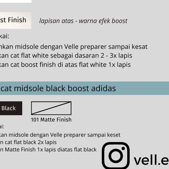 Cat Sol Karet Sepatu - permanen | merek: Velle - bukan Angelus - Pak. Sol Hitam