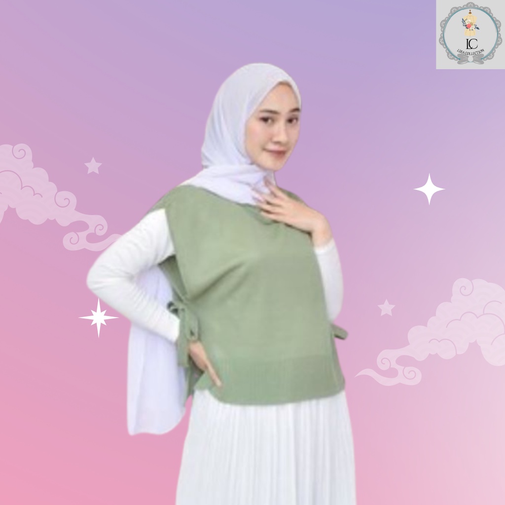 Vest Rompi Rajut Wanita Tali Outer Knit Premium Panjang dan Murah