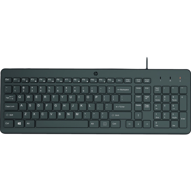 HP 150 Wired Keyboard Slim Design / HP150 Garansi Resmi