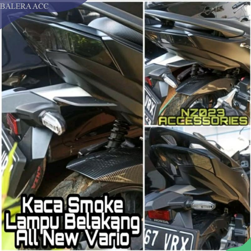 Mika smoke stoplamp lampu belakang vario 150 125 2018 ke atas keyless