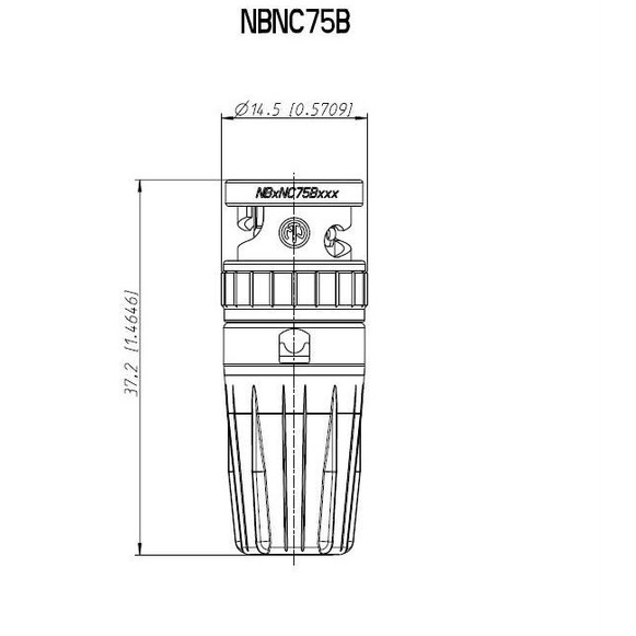Konektor BNC SDI RG11 | Neutrik [NBNC75BTU11]