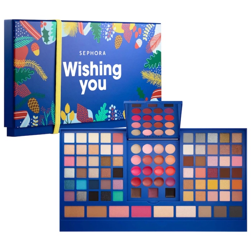 Jual Sephora Wishing Holiday Vibes Igloo Palace Palette Sephora Eyeshadow Lipstick Blush