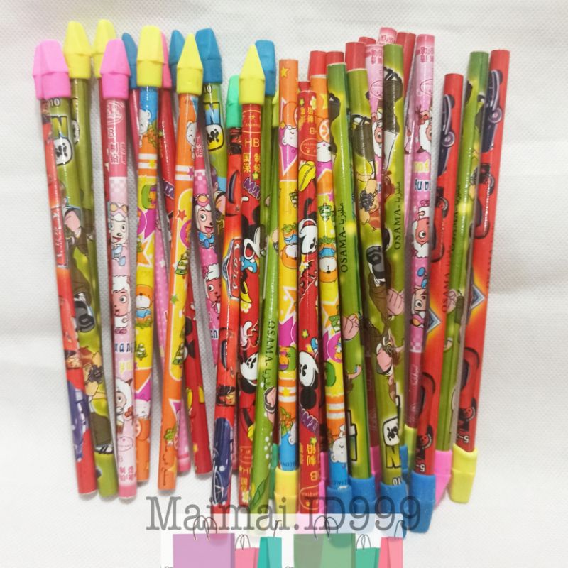 

Pencil Penghapus / Pensil Fancy Motif ( 1pack isi 24pcs )