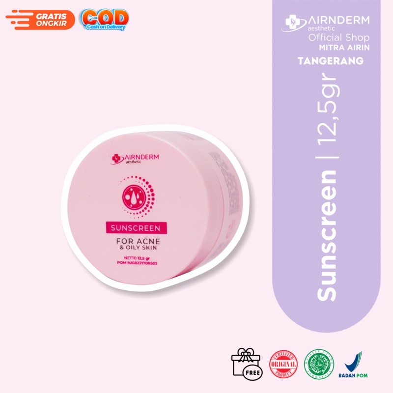 AIRNDERM SUNSCREEN FOR ACNE AND OILY SKIN BY AIRIN BEAUTY CARE