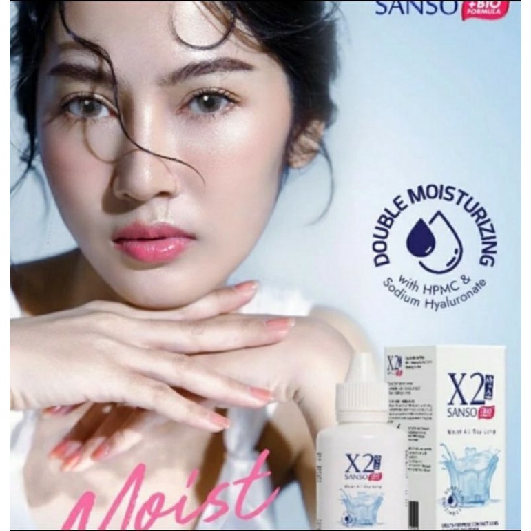 CAIRAN PEMBERSIH SOFTLENS X2 SANSO + BIO FORMULA UKURAN 60ML/120ML/360ML