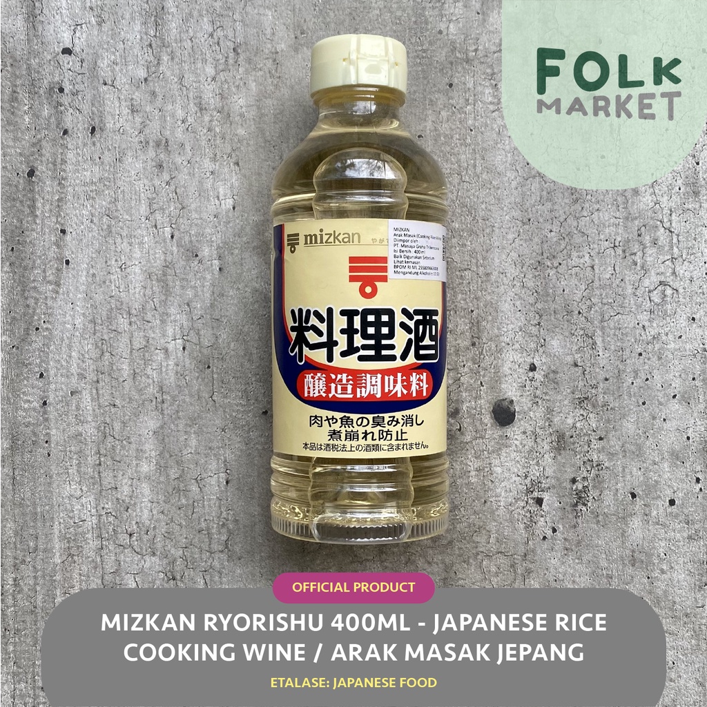 

MIZKAN Ryorishu 400ml - Japanese Rice Cooking Wine / Arak Masak Jepang