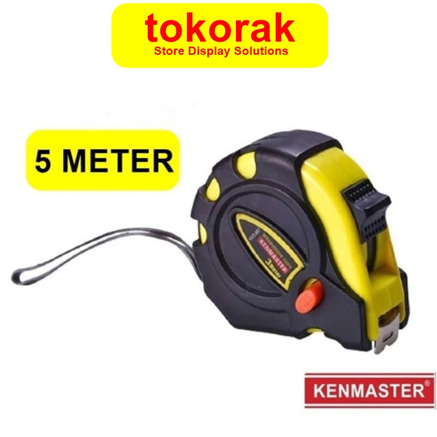 METERAN ROLL 5 M KENMASTER - METERAN AUTO STOP - SELFLOCK MEASURING