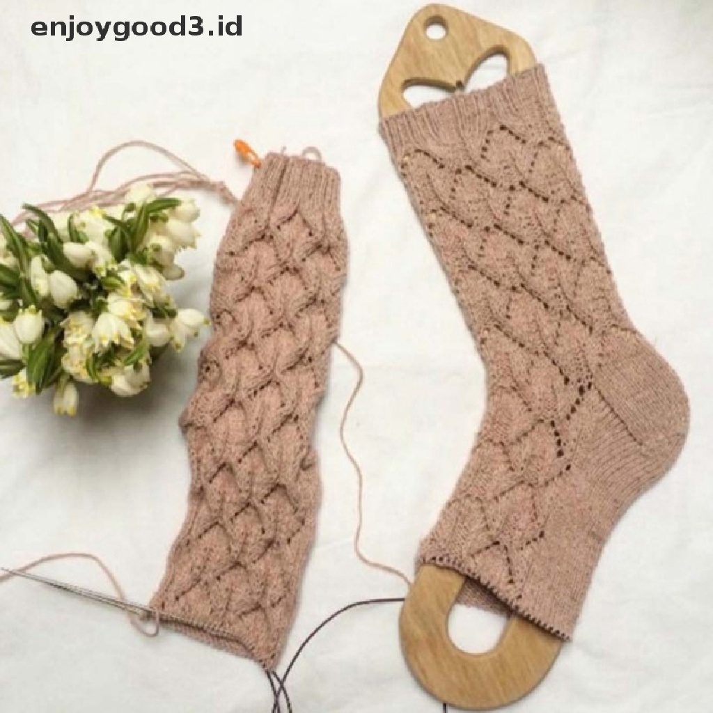 2 Pcs Alat Peregangan Blok Handmade Bahan Kayu Untuk Meregangkan Kaos Kaki